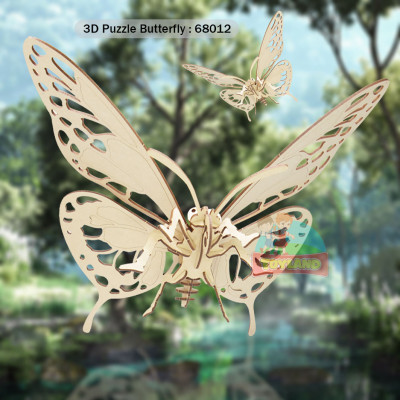 3D Puzzle Butterfly : 68012